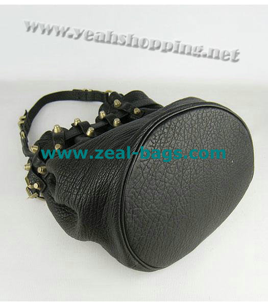 AAA Replica Alexander Wang Diego Studded Bag Black Lambskin